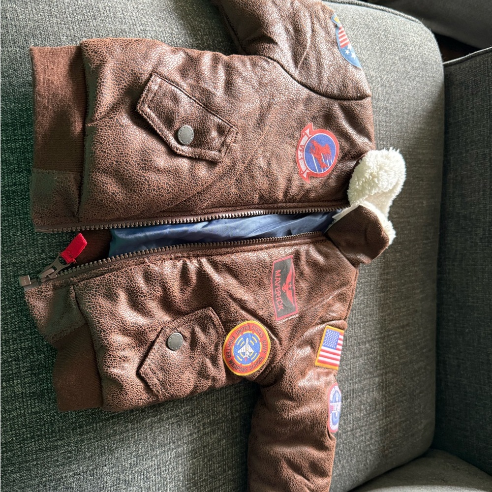 Maverick Top Gun Bomber Jacket Toddler Size 18 months